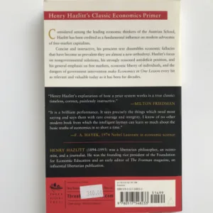 Economics in One Lesson, Henry Hazlitt