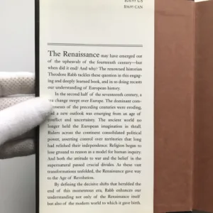The Last Days of The Renaissance & The March to Modernity, Theodore K. Rabb