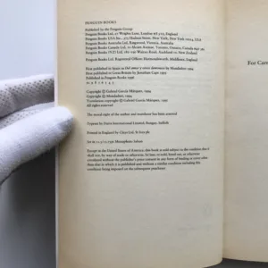 Of Love and Other Demons, Gabriel García Márquez