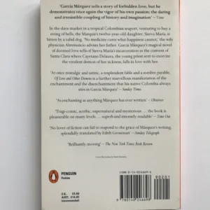 Of Love and Other Demons, Gabriel García Márquez