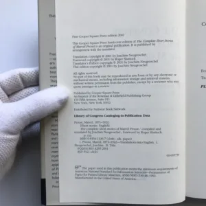 The Complete Short Stories, Marcel Proust