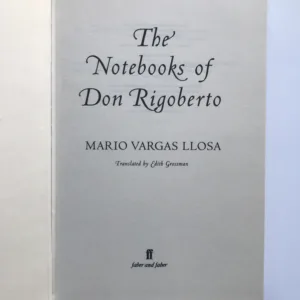 The Notebooks of Don Rigoberto, Mario Vargas Llosa