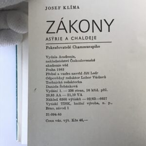 Zákony Asýrie a Chaldeje