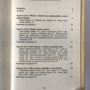 Český fašismus 1922-1945 a kolaborace 1939-1945