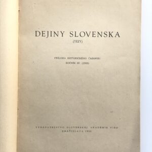 Dejiny Slovenska (tézy)