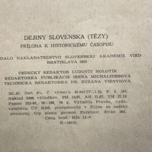 Dejiny Slovenska (tézy)
