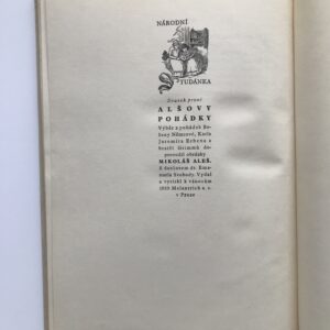 Alšovy pohádky, Božena Němcová, Karel Jaromír Erben, Mikoláš Aleš