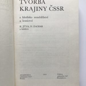 Tvorba krajiny ČSSR, Karel Jůva, Dušan Zachar