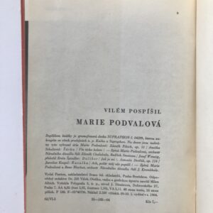 Marie Podvalová, Vilém Pospíšil