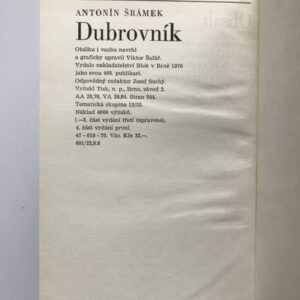 Dubrovník, Antonín Šrámek