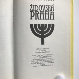 ŽIdovská Praha, průvodce památkami, Ctibor Rybár