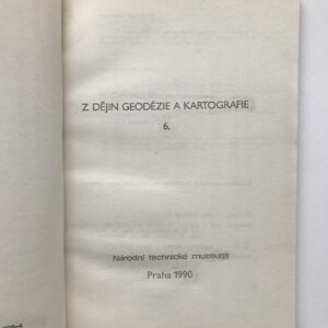 Z dějin geodézie a kartografie 6