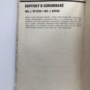 Kapitoly o sebeobraně, Ivan Špička, Jindřich Novák