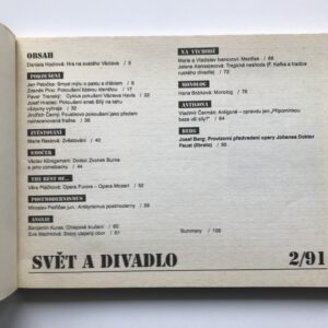 Svět a divadlo 2/91
