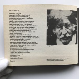 Svět a divadlo 1/91
