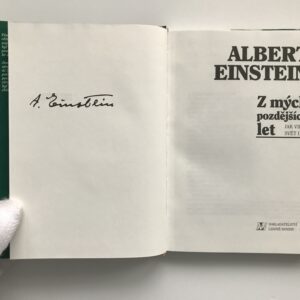 Z mých pozdějších let, Albert Einstein