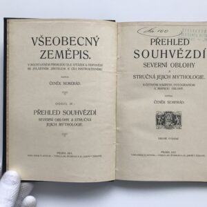 Přehled souhvězdí severní oblohy a stručná jejich mythologie, Čeněk Semerád