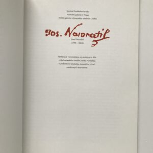 Josef Navrátil (1798-1865) – katalog výstavy