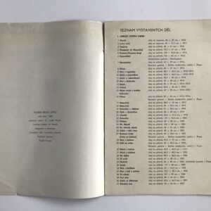 Josef Čapek, Karel Čapek, výstava obrazů a kreseb 1965