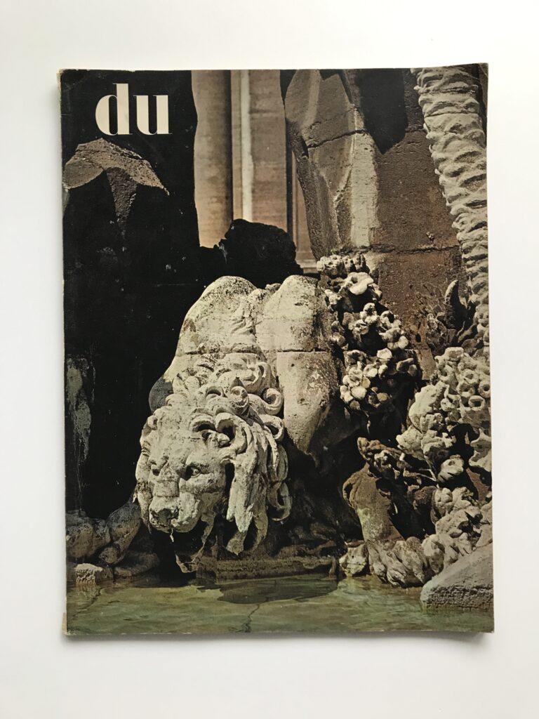 Du – Kulturelle Monatsschrift, Januar 1964