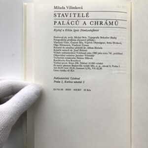 Stavitelé paláců a chrámů, Milada Vilímková
