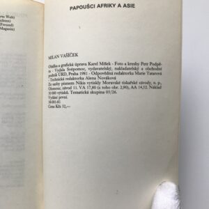 Papoušci Afriky a Asie, Milan Vašíček