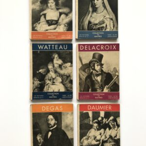 6x Collection des Maitres (Rubens, Raphael, Watteau, Delacroix, Degas, Daumier)