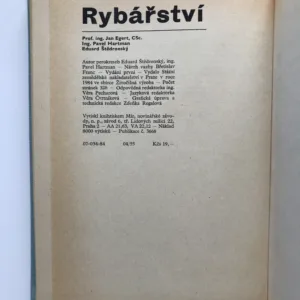 Rybářství, Jan Egert, Pavel Hartman, Eduard Štědronský,