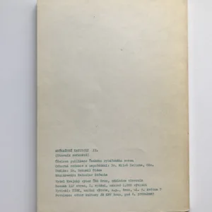Muškařské kapitoly II, Ivančice u Brna, 1988