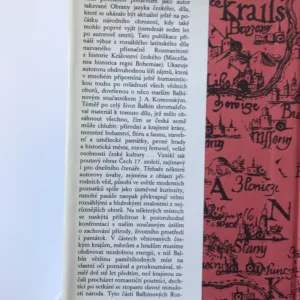 Krásy a bohatství České země, Bohuslav Balbín