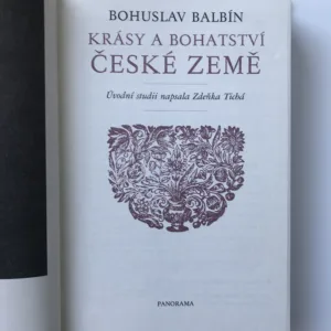 Krásy a bohatství České země, Bohuslav Balbín