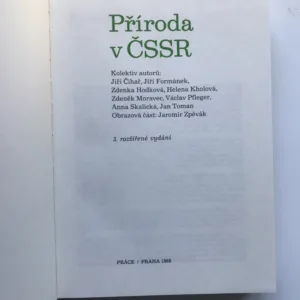 Příroda v ČSSR, Jiří Čihák