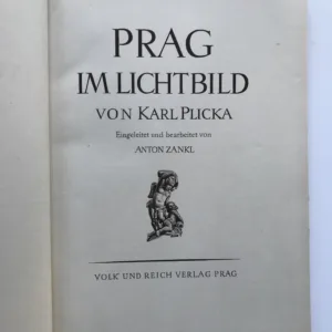 Prag im Lichtbild, Karel Plicka, Anton Zankl