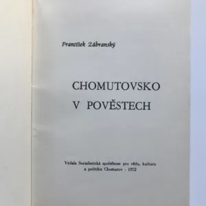 Chomutovsko v pověstech, František Zábranský