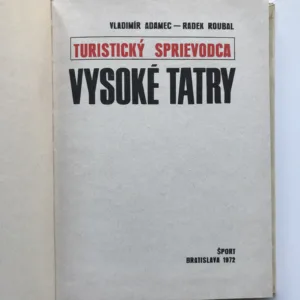 Vysoké Tatry, turistický sprievodca, Vladimír Adamec, Radek Roubal