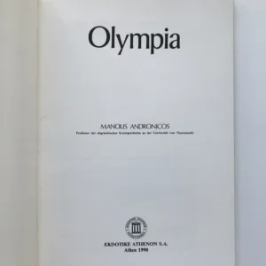 Olympia (Ausgrabungen und Museum), Manolis Andronicos