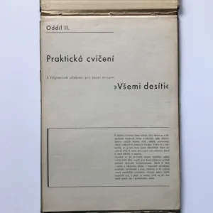 Všemi desíti (Návod ke psaní strojem desítiprstovou metodou hmatovou), Karel Vágner