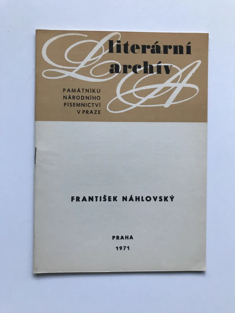 František Náhlovský, literární pozůstalost, Pavel Křivský