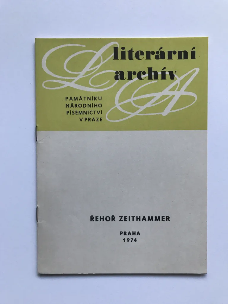 Řehoř Zeithammer, literární pozůstalost, Pavel Křivský
