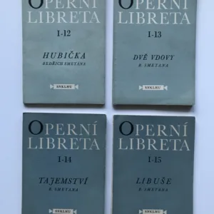 19x Operní libreta (Smetana, Mozart, Wagner, Verdi, Čajkovskij...), SNKLHU