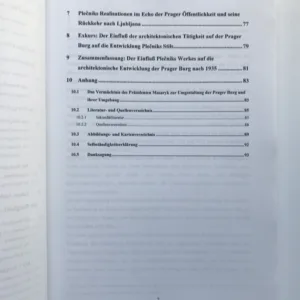 Die Umgestaltung der Prager Burg zwischen 1920-1935 von Josip Plecnik (Magisterarbeit), Zuzana Cimprichová