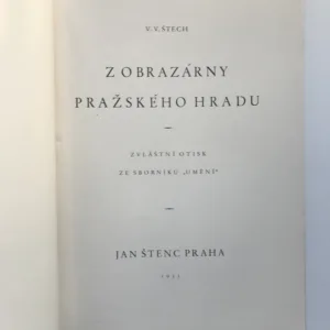 Z obrazárny Pražského hradu, V. V. Štech