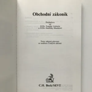Obchodní zákoník, Tomáš Linhart, Jindřiška Munková