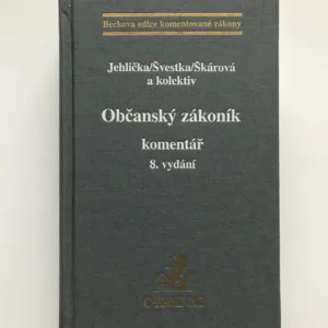 Občanský zákoník, Oldřich Jehlička, Jiří Švestka, Marta Škárová