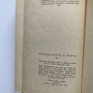 Teorie státu a práva, díl II, Jiří Boguszak