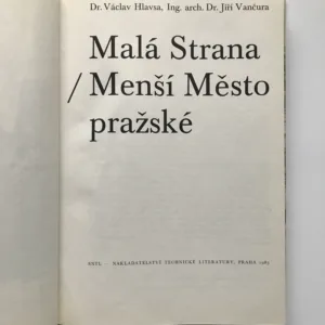 Malá Strana / Menší Město pražské, Václav HLavsa, Jiří Vančura