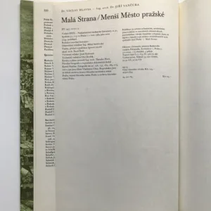 Malá Strana / Menší Město pražské, Václav HLavsa, Jiří Vančura