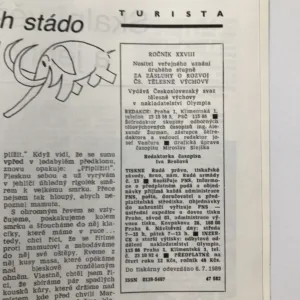 Turista, měsíčník na cestu – konvolut 9 čísel (1979-1989)