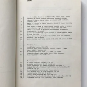 Historia Universitatis Carolinae Pragensis (Tomus XIII, Fasc. 1-2)
