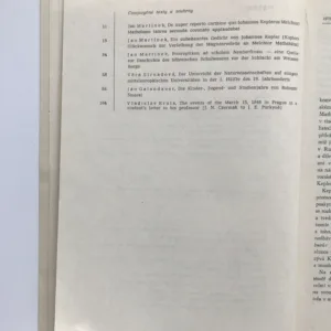 Historia Universitatis Carolinae Pragensis (Tomus XV, Fasc. 1)